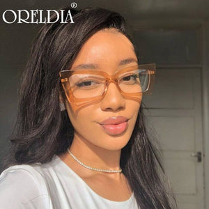 Ladies Glasses Small Frame Cat Eye Flat Glasses Candy Color Frame Optical Frame Can Wear Myopia Glasses 2022 Latest