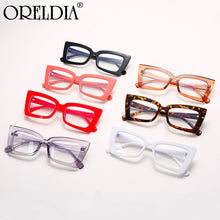 Load image into Gallery viewer, Ladies Glasses Small Frame Cat Eye Flat Glasses Candy Color Frame Optical Frame Can Wear Myopia Glasses 2022 Latest