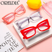 Load image into Gallery viewer, Ladies Glasses Small Frame Cat Eye Flat Glasses Candy Color Frame Optical Frame Can Wear Myopia Glasses 2022 Latest