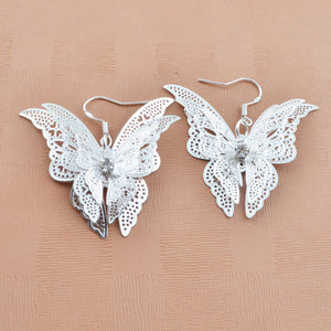 Il pendente di fascino della signora Hollow Butterfly ciondola il regalo dei gioielli Eardrop degli orecchini 