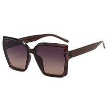 Load image into Gallery viewer, Large Frame Square Sunglasses Women 2023  Designer Trendy Letter Sun Glasses Female Classic Black Shades No Box