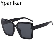 Load image into Gallery viewer, Large Frame Square Sunglasses Women 2023  Designer Trendy Letter Sun Glasses Female Classic Black Shades No Box