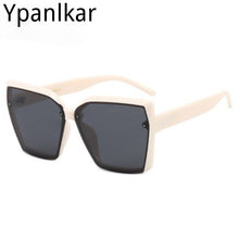 Load image into Gallery viewer, Large Frame Square Sunglasses Women 2023  Designer Trendy Letter Sun Glasses Female Classic Black Shades No Box