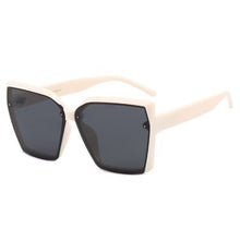 Load image into Gallery viewer, Large Frame Square Sunglasses Women 2023  Designer Trendy Letter Sun Glasses Female Classic Black Shades No Box