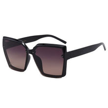 Load image into Gallery viewer, Large Frame Square Sunglasses Women 2023  Designer Trendy Letter Sun Glasses Female Classic Black Shades No Box