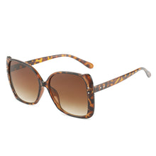 Load image into Gallery viewer, Large Frame Square Sunglasses Women 2023  Designer Trendy Letter Sun Glasses Female Classic Black Shades