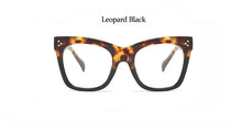 Load image into Gallery viewer, Leopard Eyeglasses Frames For Women Vintage Square Flower Female Glasses Frame Transparent Eyewear