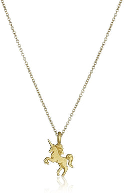 Fashion Life Is Magical Unicorn Horse Pendant Necklace Clavicle Chains Statement Necklace Women Girl Holid Beach Jewelry