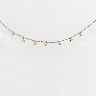 Fashion Long Necklaces 2018 Summer New Bohemia Style Gold Silver Color Star Moon Necklace Women Boho Pendants Choker Jewelry G2