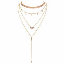 Load image into Gallery viewer, Fashion Long Necklaces 2018 Summer New Bohemia Style Gold Silver Color Star Moon Necklace Women Boho Pendants Choker Jewelry G2