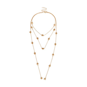 Fashion Long Necklaces 2018 Summer New Bohemia Style Gold Silver Color Star Moon Necklace Women Boho Pendants Choker Jewelry G2