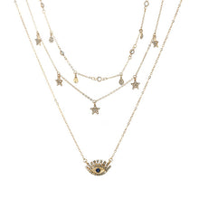 Load image into Gallery viewer, Fashion Long Necklaces 2018 Summer New Bohemia Style Gold Silver Color Star Moon Necklace Women Boho Pendants Choker Jewelry G2