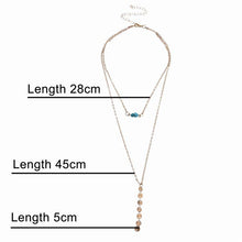Load image into Gallery viewer, Fashion Long Necklaces 2018 Summer New Bohemia Style Gold Silver Color Star Moon Necklace Women Boho Pendants Choker Jewelry G2