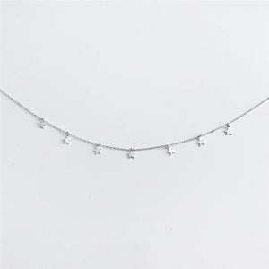 Fashion Long Necklaces 2018 Summer New Bohemia Style Gold Silver Color Star Moon Necklace Women Boho Pendants Choker Jewelry G2
