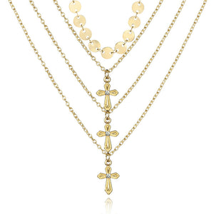 Fashion Long Necklaces 2018 Summer New Bohemia Style Gold Silver Color Star Moon Necklace Women Boho Pendants Choker Jewelry G2
