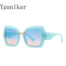 Load image into Gallery viewer, Brand Sunglasses Women Oversized Square  Brand Big Frame Retro Women&#39;s Gradient Sunglasses Driving