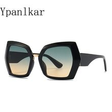 Load image into Gallery viewer, Brand Sunglasses Women Oversized Square  Brand Big Frame Retro Women&#39;s Gradient Sunglasses Driving