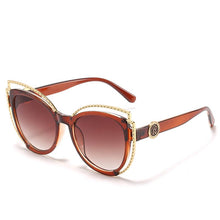 Load image into Gallery viewer, Cat Eye Sunglasses For Women Brand Design Classic Retro Ladies Summer Beach Outdoor Driving Gradient Sun Glasses