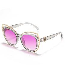 Load image into Gallery viewer, Cat Eye Sunglasses For Women Brand Design Classic Retro Ladies Summer Beach Outdoor Driving Gradient Sun Glasses