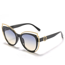 Load image into Gallery viewer, Cat Eye Sunglasses For Women Brand Design Classic Retro Ladies Summer Beach Outdoor Driving Gradient Sun Glasses