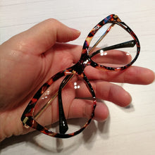 Load image into Gallery viewer, Crystal Cat Eye Glasses Frame Women Brand Vintage Optical Anti-blue Eyeglasses Female Spectacles Oculos Feminino