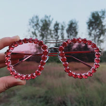 Load image into Gallery viewer, Crystal Sunglasses Women 2023 Sunglasses Men  Rhinestone Street Eyewear Shades oculos sol feminino