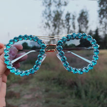 Load image into Gallery viewer, Crystal Sunglasses Women 2023 Sunglasses Men  Rhinestone Street Eyewear Shades oculos sol feminino