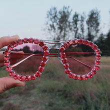 Load image into Gallery viewer, Crystal Sunglasses Women 2023 Sunglasses Men  Rhinestone Street Eyewear Shades oculos sol feminino