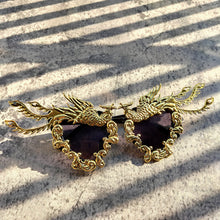 Load image into Gallery viewer, Phoenix Sunglasses women Unique Colorful Gold Punk Sun Glasses Female Eyeglasses