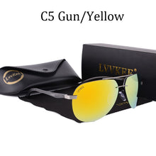 Load image into Gallery viewer, Polarized Men Rimless Sunglasses Pilot women Aluminum Magnesium alloy Brand Designer Polarized male Blue Aviation