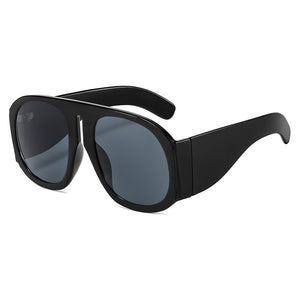 Round Sunglasses Men Women 2023 Brand Design Oversized Personality Frame Unique Big Frame Sunglasses