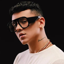 Load image into Gallery viewer, Round Sunglasses Men Women Brand Design Oversized Personality Frame Unique Glasses Leg Retro Sunglasses UV400