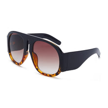Load image into Gallery viewer, Round Sunglasses Men Women Brand Design Oversized Personality Frame Unique Glasses Leg Retro Sunglasses UV400
