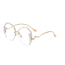 Carica l'immagine nel visualizzatore di Gallery, Sunglasses Bling Rhinestone Sun Glasses Vintage Shades for Women Big Diamond Eyeglasses Gafas De Sol Mujer 2023