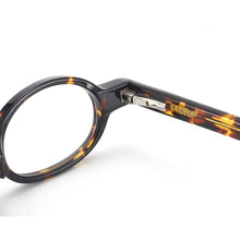 Load image into Gallery viewer, Men And Women Small Oval Full Rim Spectacles Frames With Spring Hinge For Prescription Lens