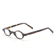 Load image into Gallery viewer, Men And Women Small Oval Full Rim Spectacles Frames With Spring Hinge For Prescription Lens