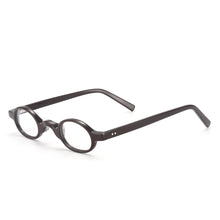 Load image into Gallery viewer, Men And Women Small Oval Full Rim Spectacles Frames With Spring Hinge For Prescription Lens