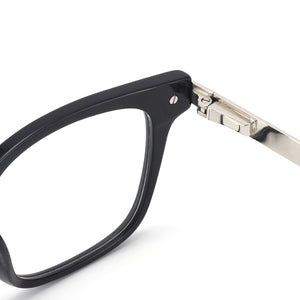 Men And Women Square Acetate Full Rim Optical Glasses Frame With Spring Hinge For Myopia Prescription Lenses