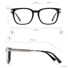 Load image into Gallery viewer, Men And Women Square Acetate Full Rim Optical Glasses Frame With Spring Hinge For Myopia Prescription Lenses