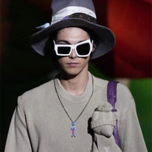 Load image into Gallery viewer, Men Punk Sunglasses  Brand Designer Steampunk Mondern Sun Glasses For Women UV400 Driving Shades Personality Eyewe