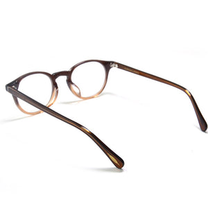 Men Round Glasses Prescription Eyewear Handmade Acetate Small Size Handy 2022  Collection Women Unisex Fade Frame