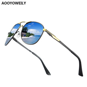 Men Sunglasses Polarized Glasses Women Pilot Retro Designer Sunglasses For Man Driving Fishing Shades Anti-glare UV400