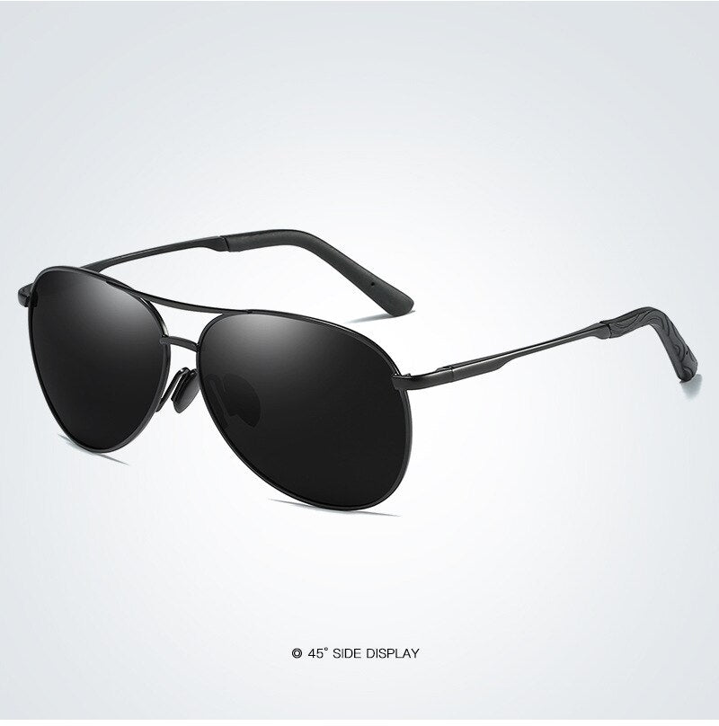 Men Sunglasses pilot Polarized Lens Brand Driving Designer outdoor Alloy frame male Sun Glasses Oculos De Sol UV400 8013
