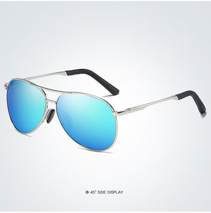 Men Sunglasses pilot Polarized Lens Brand Driving Designer outdoor Alloy frame male Sun Glasses Oculos De Sol UV400 8013