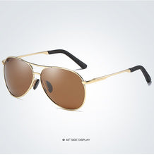 Load image into Gallery viewer, Men Sunglasses pilot Polarized Lens Brand Driving Designer outdoor Alloy frame male Sun Glasses Oculos De Sol UV400 8013