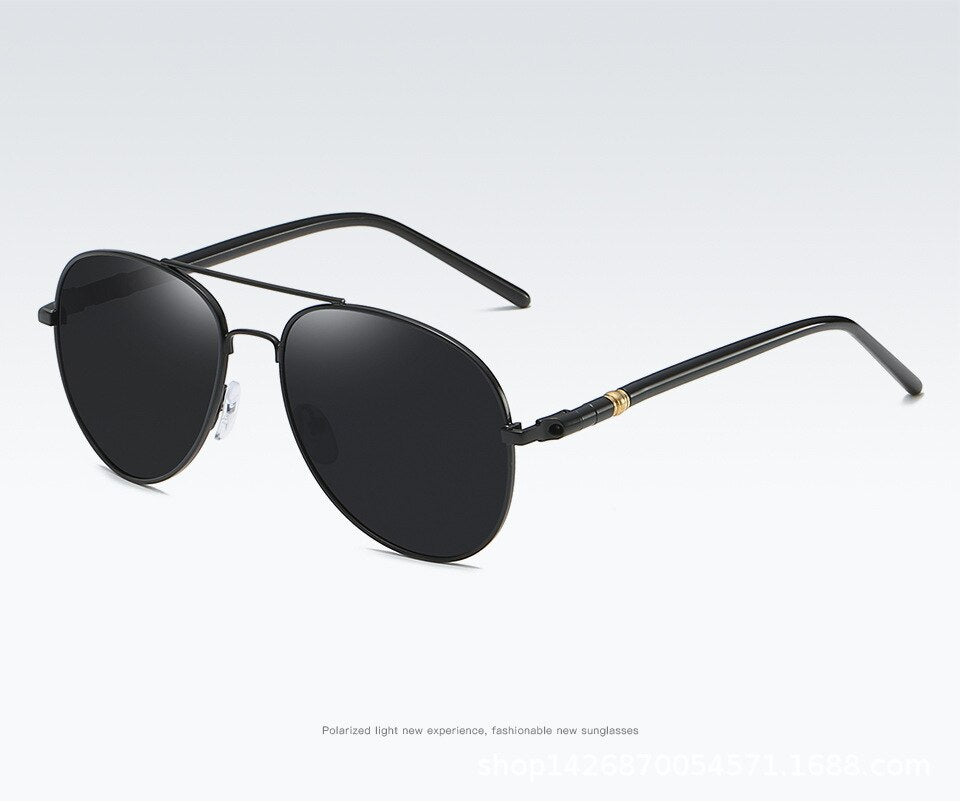 Occhiali da sole da uomo pilota Lenti polarizzate Marca Driving Designer montatura in lega per esterni occhiali da sole maschili Oculos De Sol UV400 209 