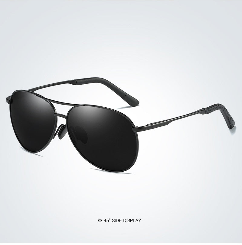 Men Sunglasses pilot Polarized Lens Brand Driving Designer outdoor Alloy frame male Sun Glasses Oculos De Sol UV400 8013