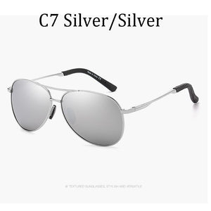 Men Sunglasses pilot Polarized Lens Brand Driving Designer outdoor Alloy frame male Sun Glasses Oculos De Sol UV400 8013
