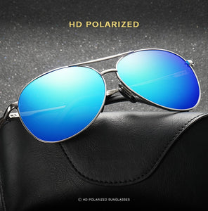 Men Sunglasses pilot Polarized Lens Brand Driving Designer outdoor Alloy frame male Sun Glasses Oculos De Sol UV400 8013