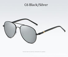 Carica l&#39;immagine nel visualizzatore di Gallery, Occhiali da sole da uomo pilota Lenti polarizzate Marca Driving Designer montatura in lega per esterni occhiali da sole maschili Oculos De Sol UV400 209 
